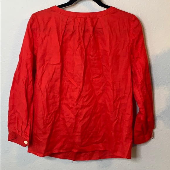 J.  Crew 100% Linen Top - Picture 6 of 8